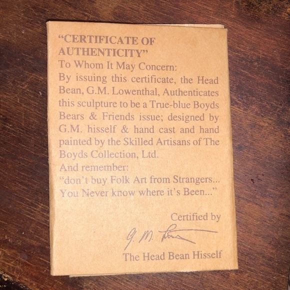 MOMS DO IT ALL - BOYD’S BEARS AND FRIENDS DOMESTICA T. WHIRLWIND - Picture 4 of 9